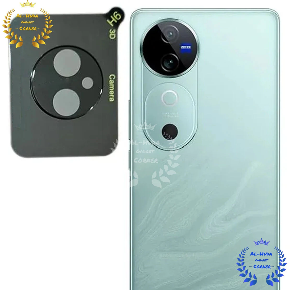 vivo V40 Pro 5G Back 9H Full Camera Lens Protector Rear 9H 3D Camera Lens Protector,Upgraded HD,Clear Scratch Resistant [With Photo Friendly Flash Cut]
