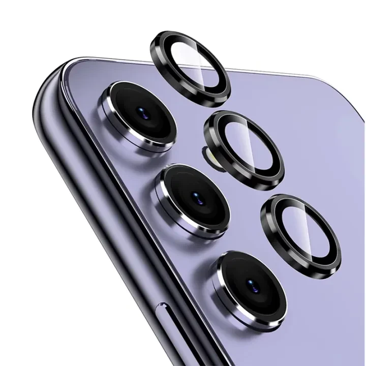For Xiaomi Motorola Edge 60 Fusion Camera Protector WSKEN Metal Ring Tempered Glass Camera Lens Protector