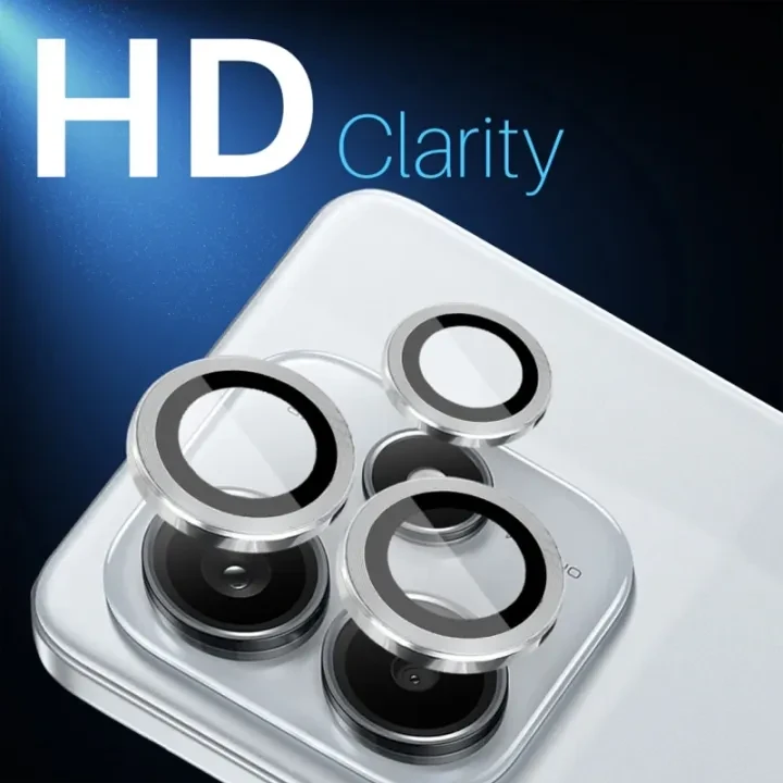 For vivo Y29 5G / vivo Y19s Camera Protector WSKEN Metal Ring Tempered Glass Camera Lens Protector