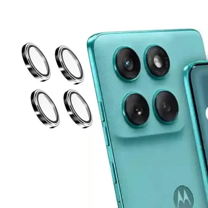 For Motorola Moto G85 5G Camera Protector WSKEN Metal Ring Tempered Glass Camera Lens Protector