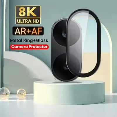 Camera Protector For Redmi Turbo 5/Poco X8 Pro WSKEN Metal Ring Tempered Glass Camera Lens Protector