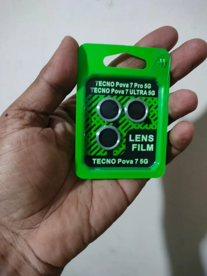 Camera Protector For Tecno Pova 7 5G WSKEN Metal Ring Tempered Glass Camera Lens Protector