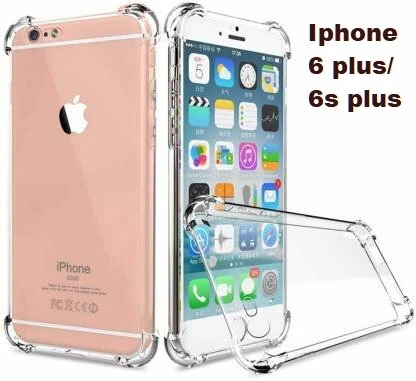 For Apple iPhone 6 Plus / 6s Plus Premium Silicone Case Crystal Clear Soft TPU Ultra-Thin Transparent Flexible Protective Mobile Phone Back Cover