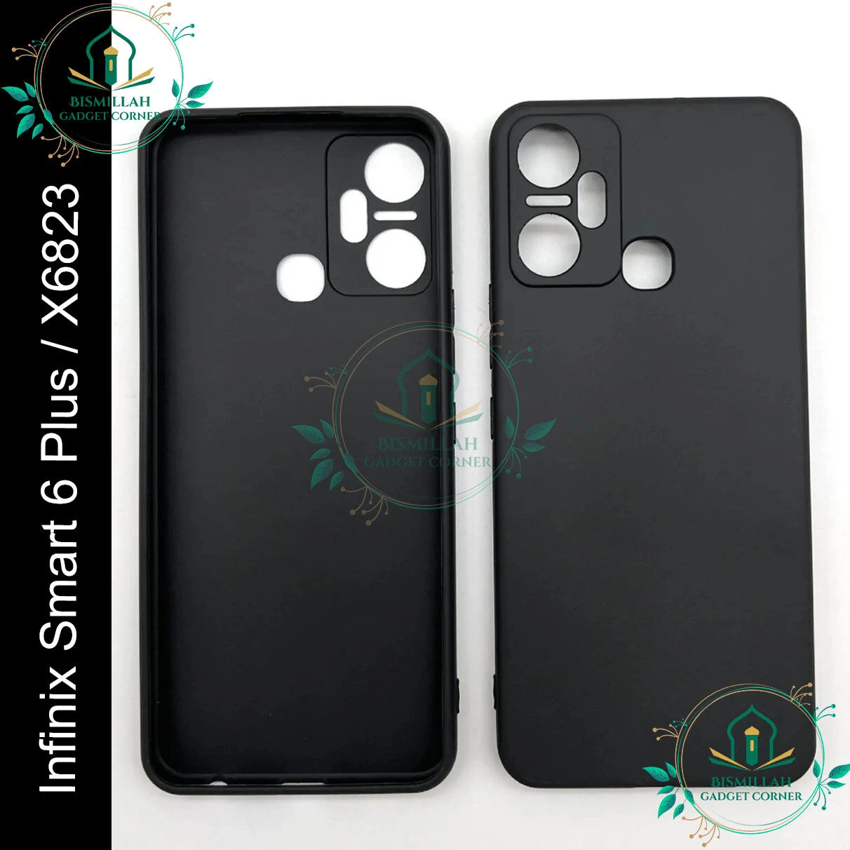 Premium Liquid Silicone Phone case for Infinix Smart 6 Plus Back Cover Simple Candy Color Square Edge Liquid Silicone Phone Case