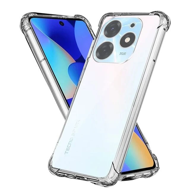 For Tecno Spark 10 Pro - IMPT Premium Silicone Case Crystal Clear Soft TPU Ultra-Thin Transparent Flexible Protective Mobile Phone Back Cover