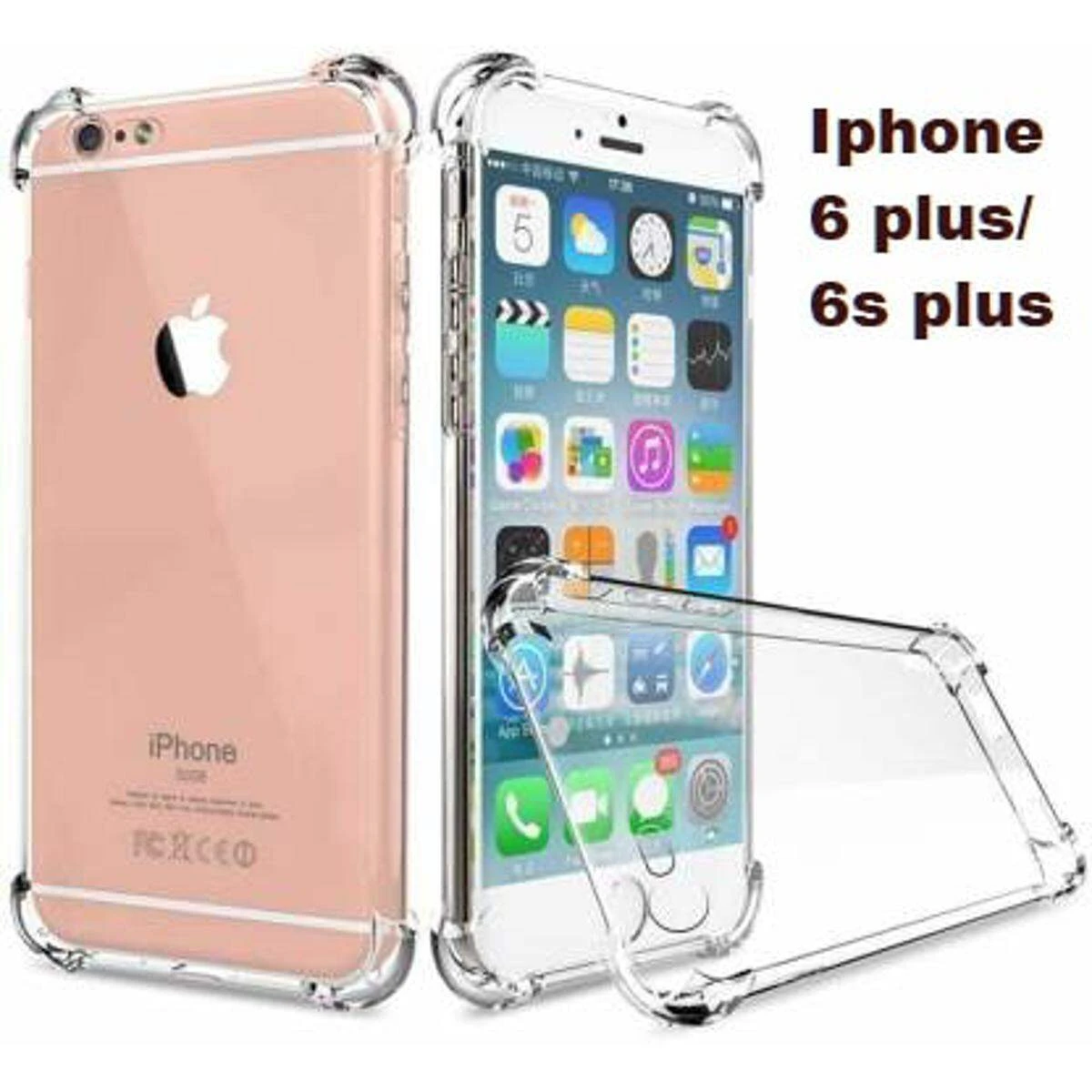 For iphone { 6G PLUS / 6S PLUS } soft Transparent cover