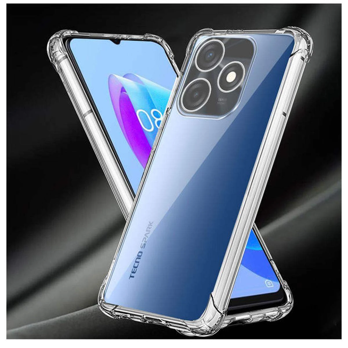 For Tecno Spark 10 / Spark 10C - IMPT Premium Silicone Case Crystal Clear Soft TPU Ultra-Thin Transparent Flexible Protective Mobile Phone Back Cover