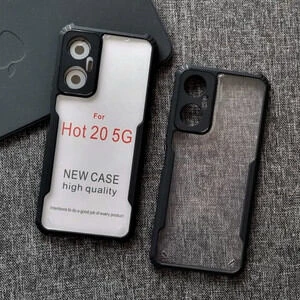 Infinix Hot 20 (5g) Back Cover StockProf Hard Silicon With Bump With Camera Protection Case