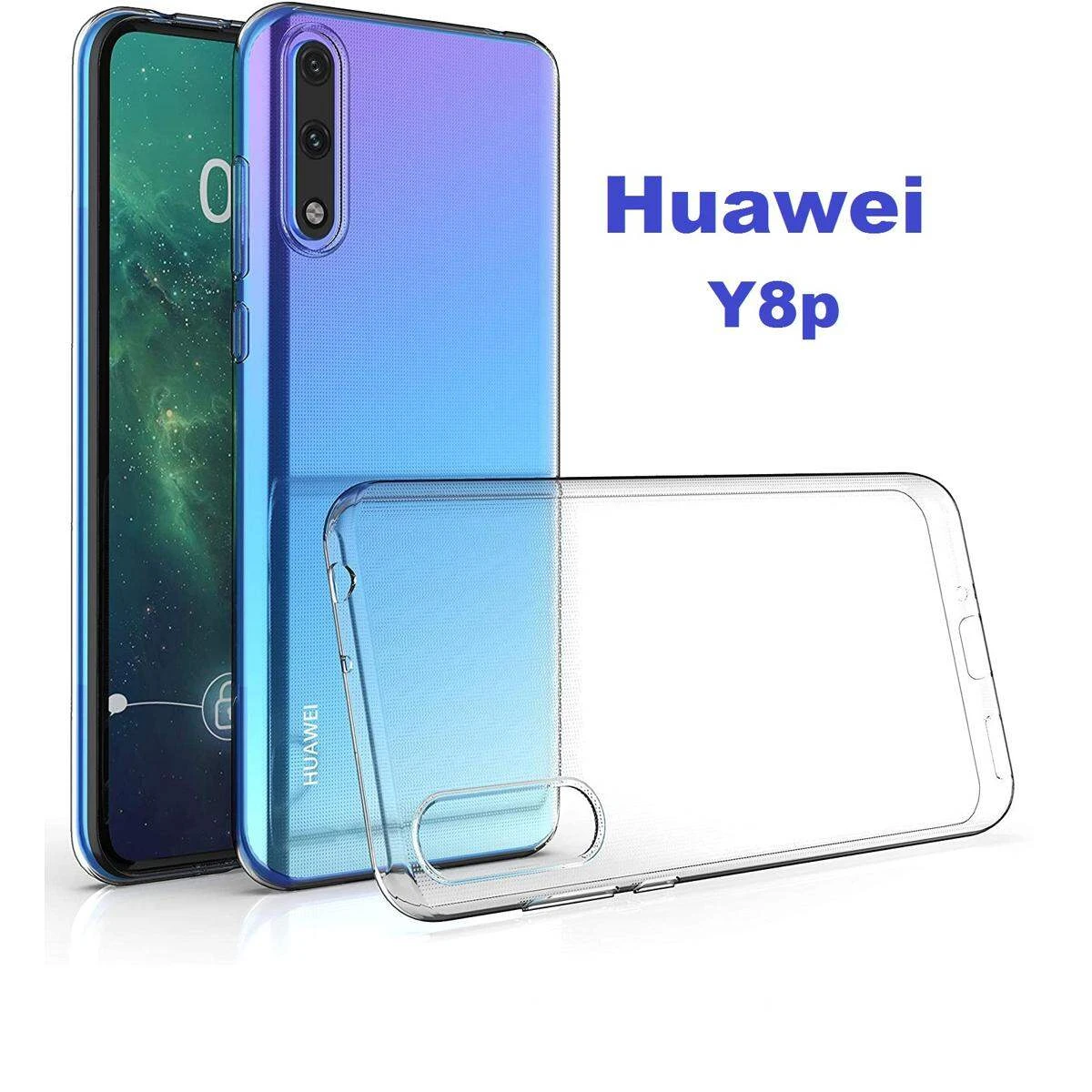 TPU Transparent Back Cover For Huawei Y8P - Camera