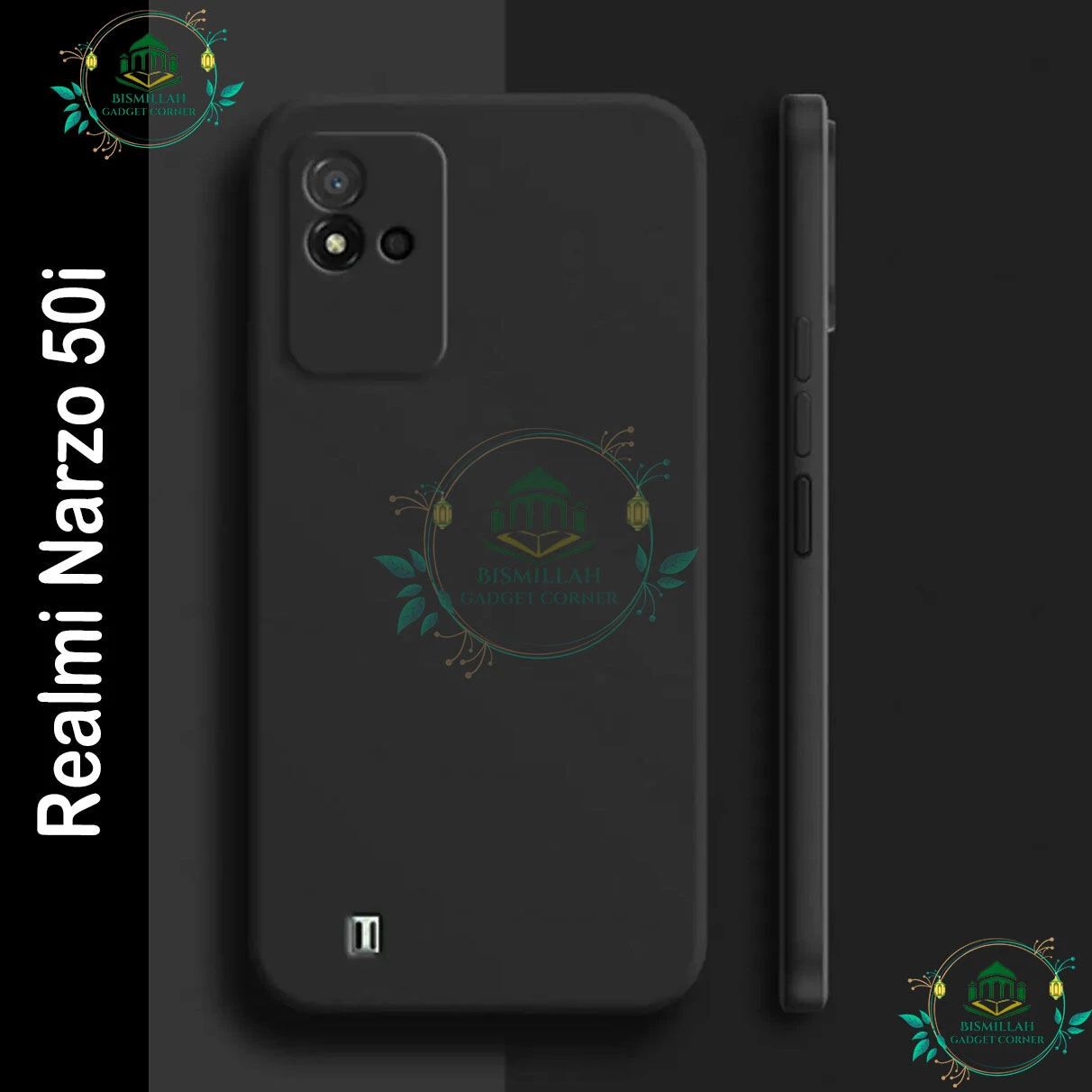 For Realme Narzo 50i silicon Mobile Back cover/cases