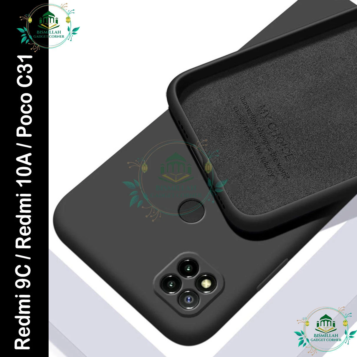 Xiaomi Redmi 10A / Redmi 9C / POCO C31 / Xiaomi Redmi 9 Activ Case Liquid Silicone Soft Gel Rubber Shockproof Cover For Redmi 10A Phone Case - Phone Back Cover