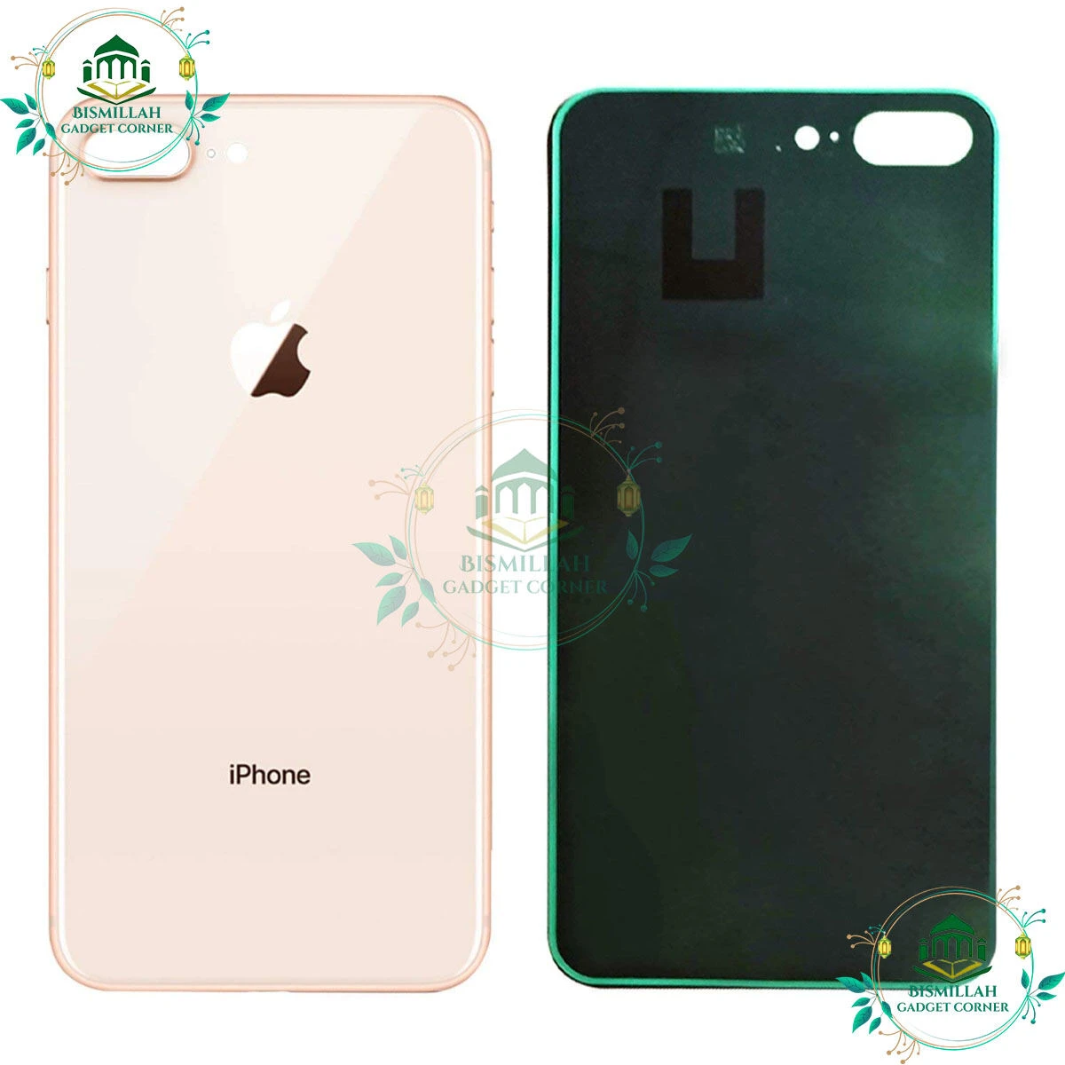 Backshell for iPhone 8 Plus Replacement Back Battery Cover For iPhone 8 Plus Back Rear Glass Case