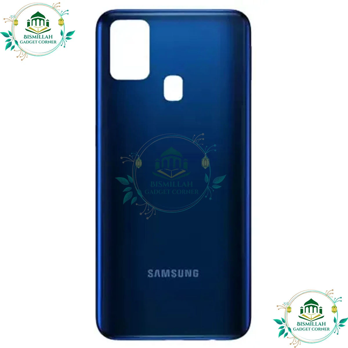 Back Panel Cover for Samsung Galaxy M31 - Blue-Black