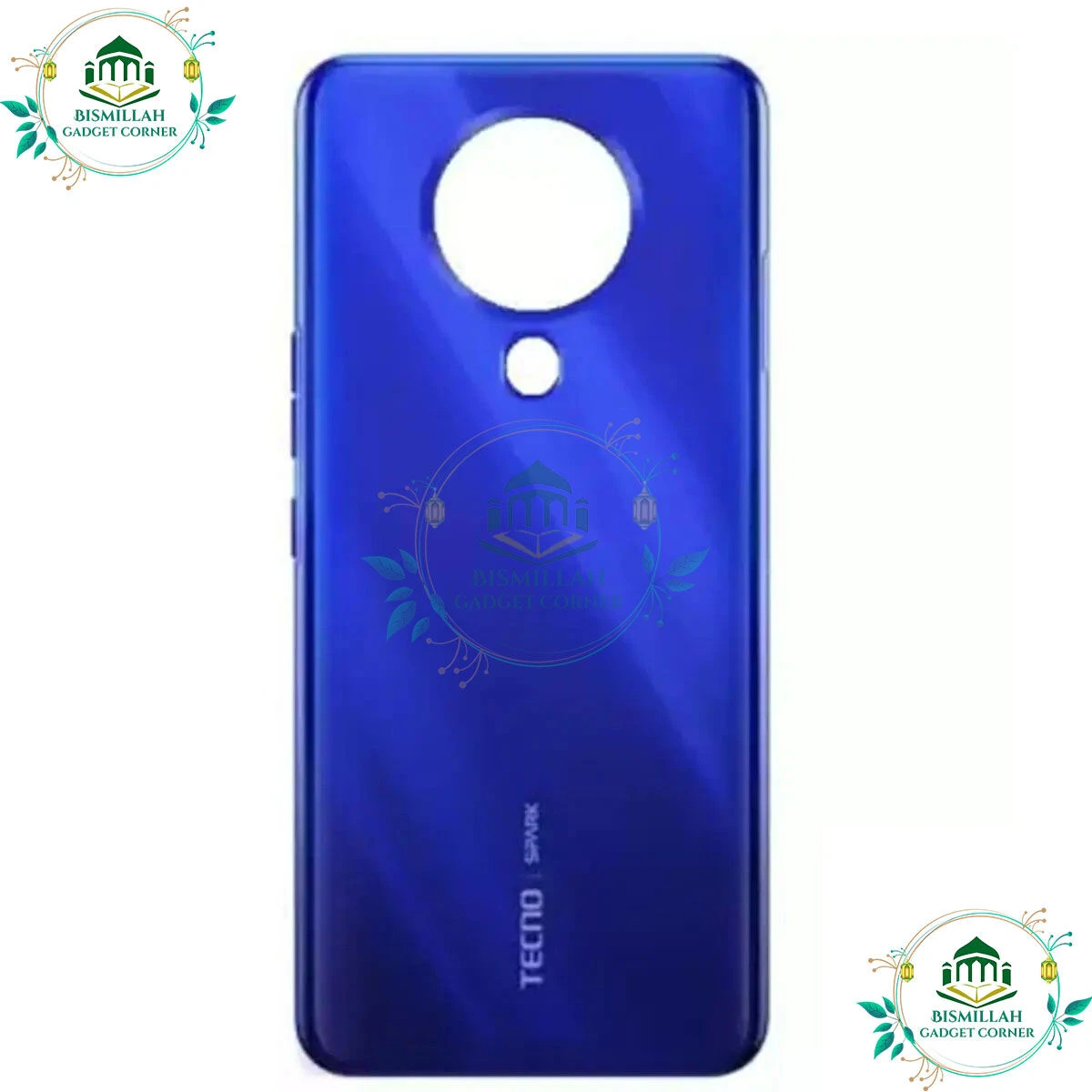 Back Panel Cover for Tecno Spark 6 - Black-Violet-Orange-White-Bule-Green