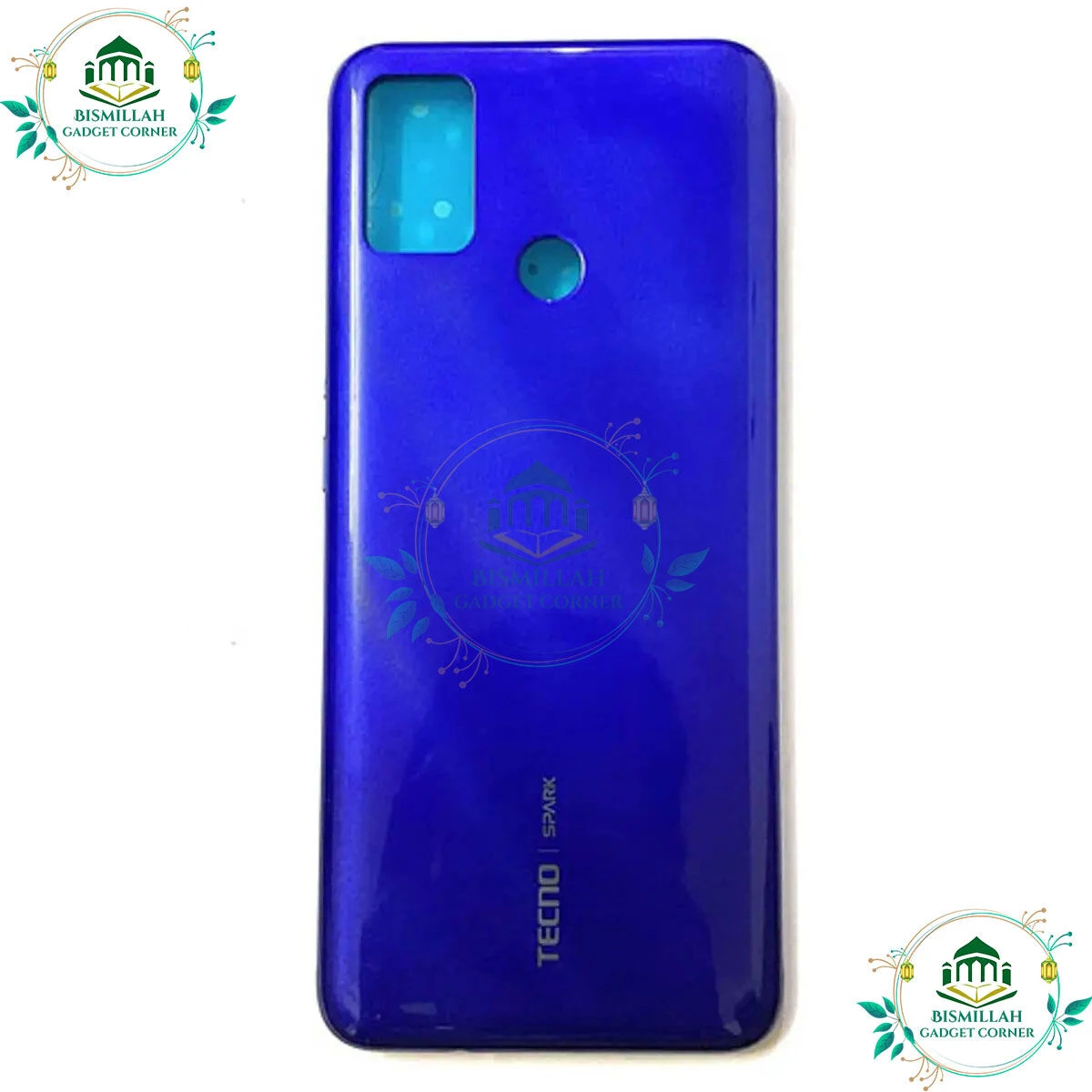 Back Panel Cover for Tecno Spark 6 Air - Blue-Black-White