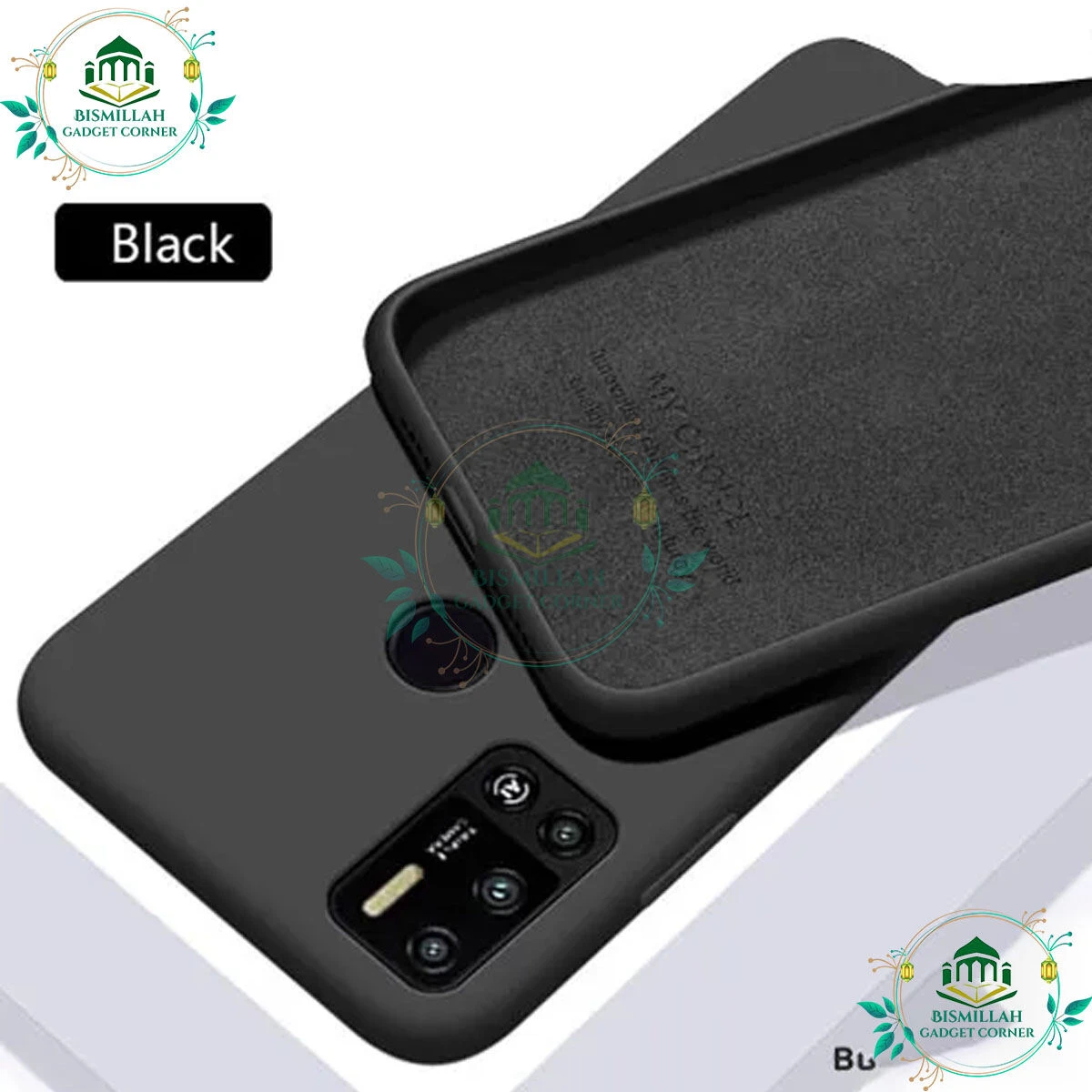 Tecno Spark 6 Air/Tecno Spark 5 Air Heavy Strong Liquid Silicone Soft Gel Rubber Shockproof Cover Case For Tecno Spark 6 Air Back Cover -Mobile phone