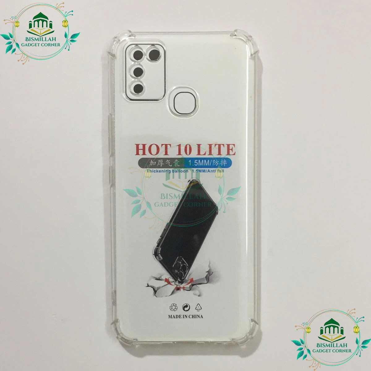 Infinix Smart 5, Hot 10 Lite Clear Cover Soft Thin Anti-Scratches Crystal Case(Transparent)
