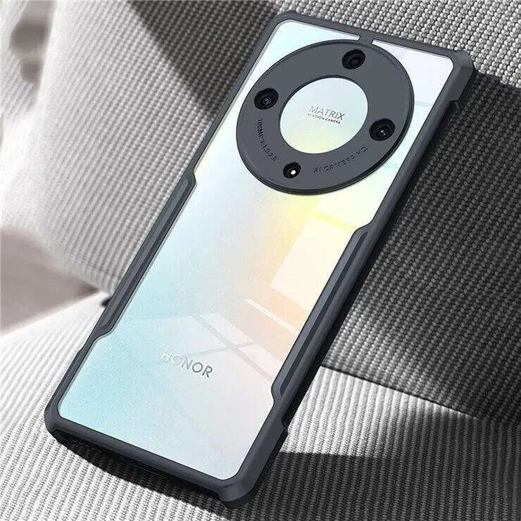 For Honor X9A Xundd Back Cover Reinforced Unique Shockproof Cushion Back Clear Hybrid Transparent Hard Cover Casing