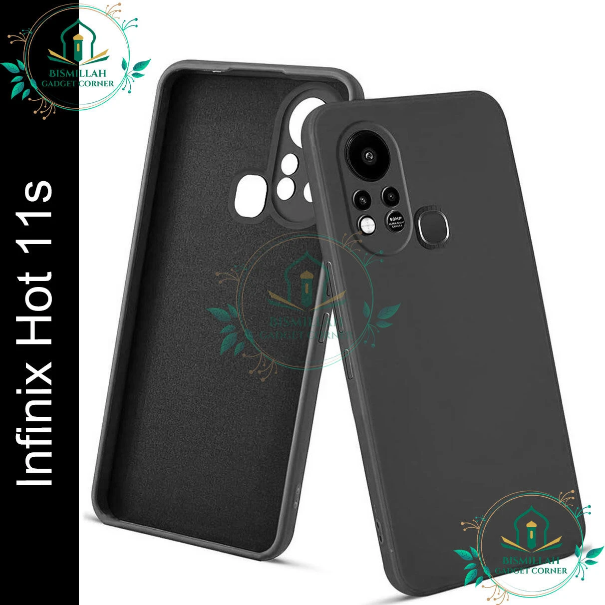 Liquid Silicone For Infinix Hot 11S Casing Official Style Unique Back Cover Soft Case - Camera