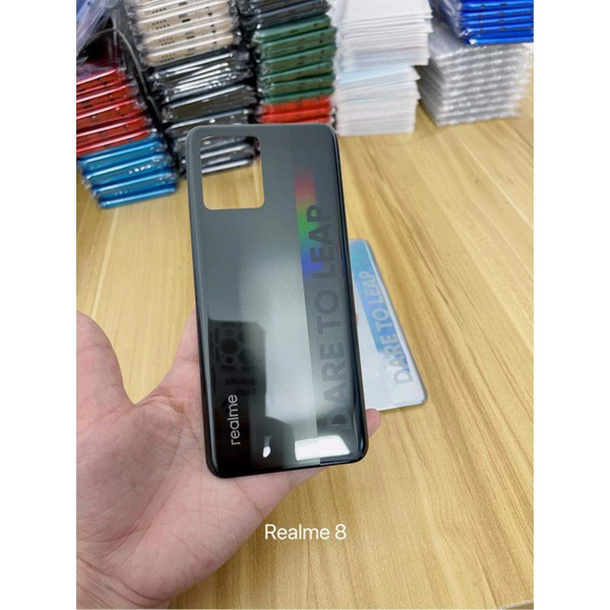 Back Panel Cover For Realme 8 - Camera (Back Case Cover For Smartphone)