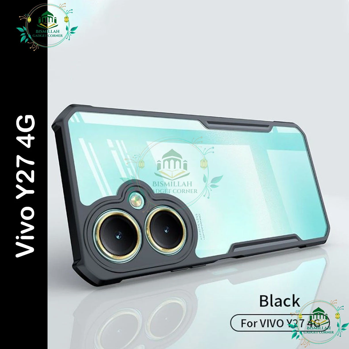 For vivo Y27 4g back Cases Unique Shockproof Bumper Hard Clear Acrylic Mobile Phone Case vivo Y27 Back Cover