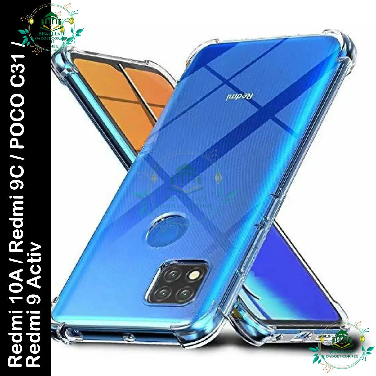 Transparent back cover For Xiaomi Redmi 10A / Redmi 9C / POCO C31 / Xiaomi Redmi 9 Activ Luxury transparent Protect Back Cover Soft Case