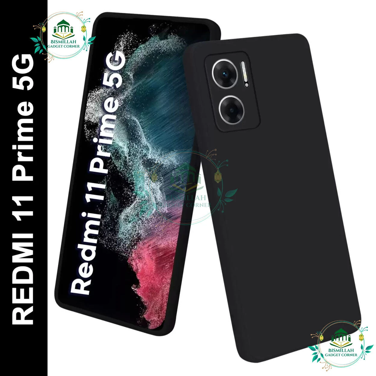 Premium Liquid Silicone Phone case for Xiaomi Redmi 11 Prime 5G Liquid Silicon Mobile Back Case Soft Silicone Phone Cover - মোবাইল ফোন - Phoneo