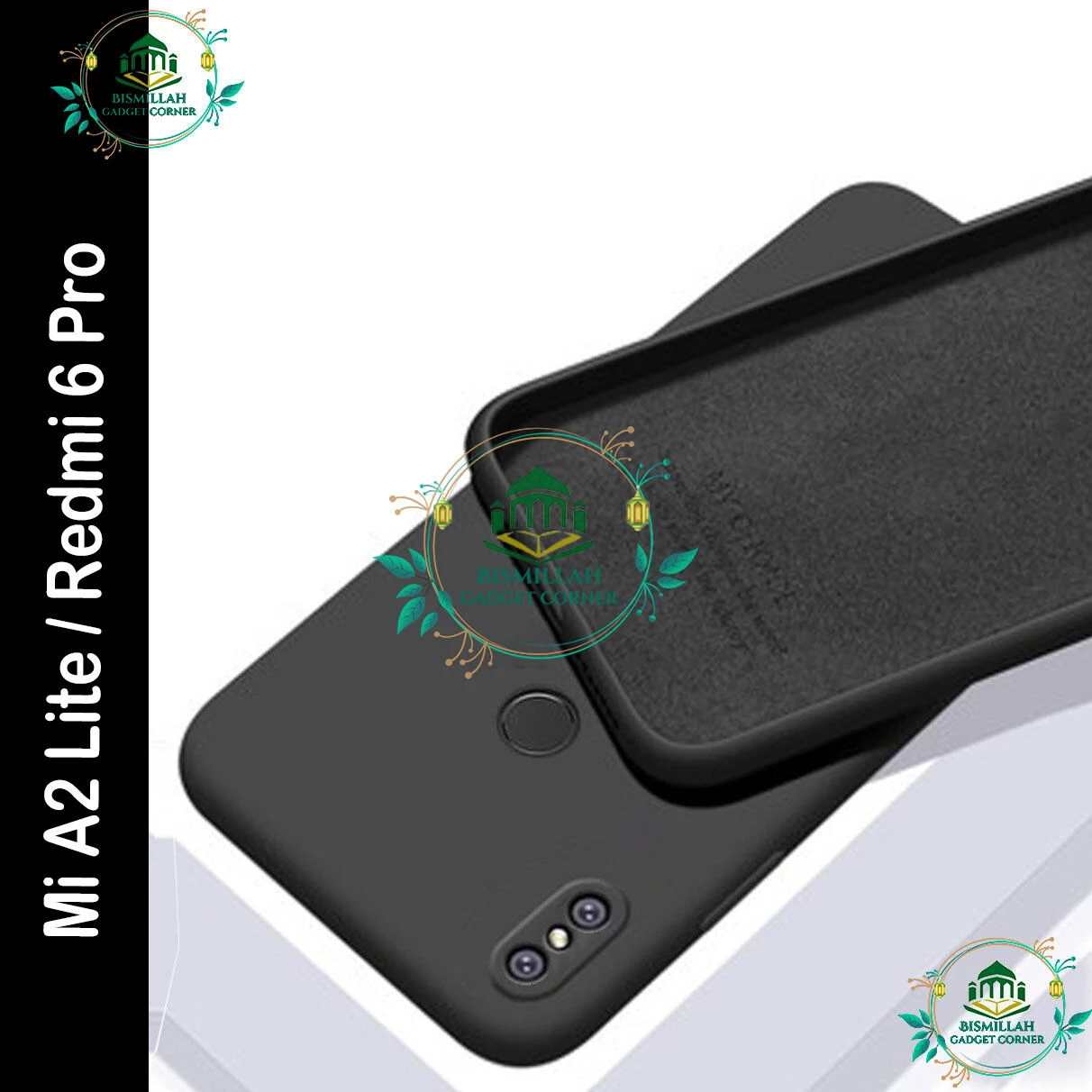 Premium Liquid Silicone Phone case for Xiaomi Mi A2 Lite / Redmi 6 Pro  Liquid Silicon Mobile Back Case Soft Silicone Phone Cover