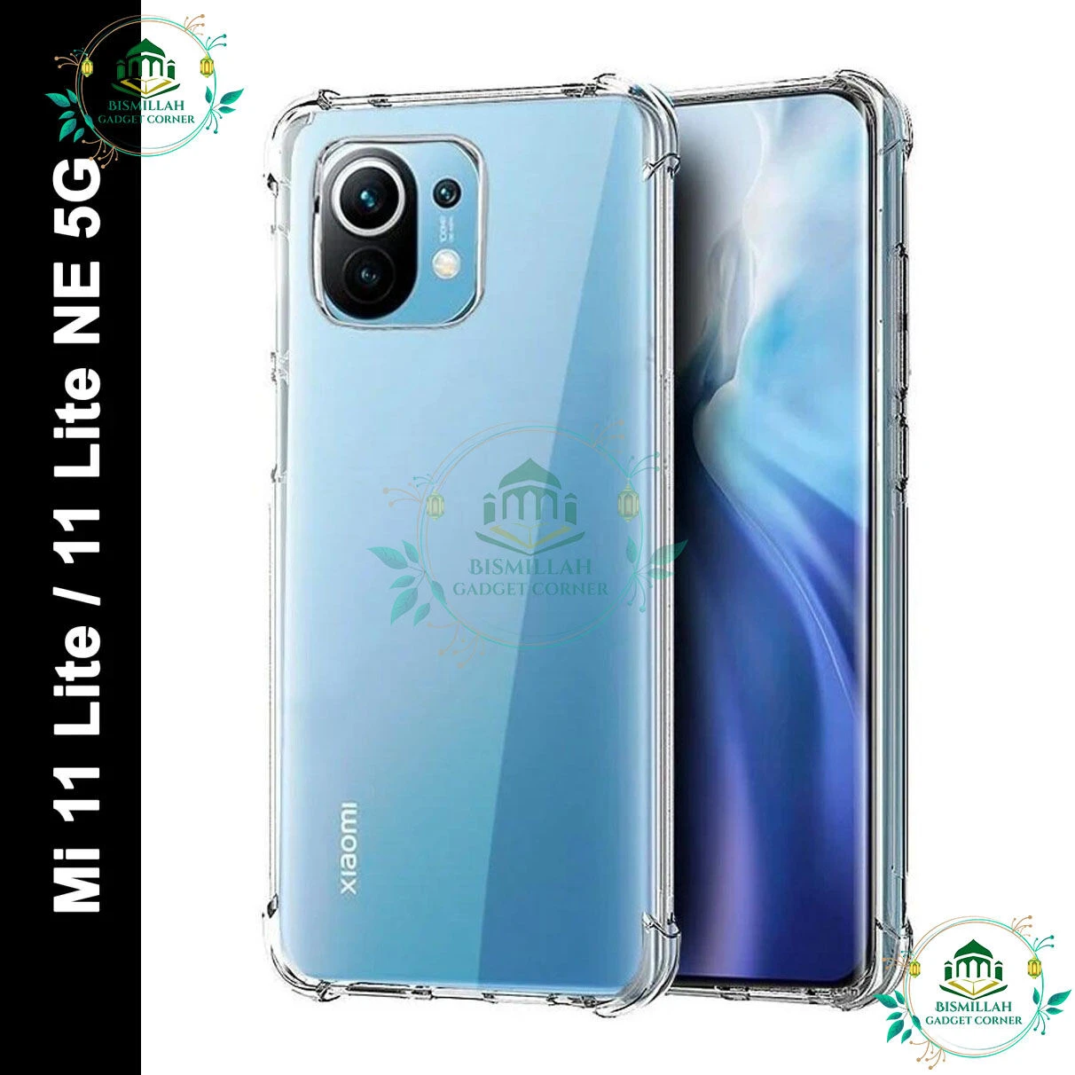 Transparent back cover For Xiaomi Mi 11 Lite / Xiaomi Mi11 Lite 5G NE , Xiaomi 11 Lite 5G / Xiaomi 11 Lite 5G NE Luxury transparent Protect Back Cover Soft Case