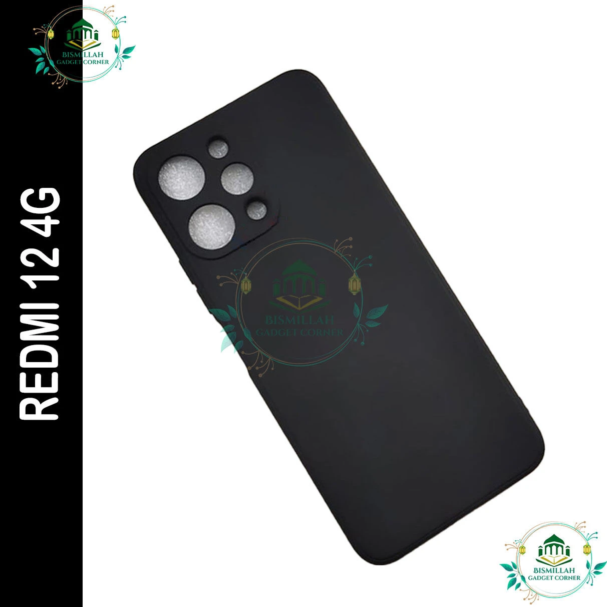 Premium Liquid Silicone Phone case for Xiaomi Redmi 12 4G Liquid Silicon Mobile Back Case Soft Silicone Phone Cover - মোবাইল ফোন - Phoneo