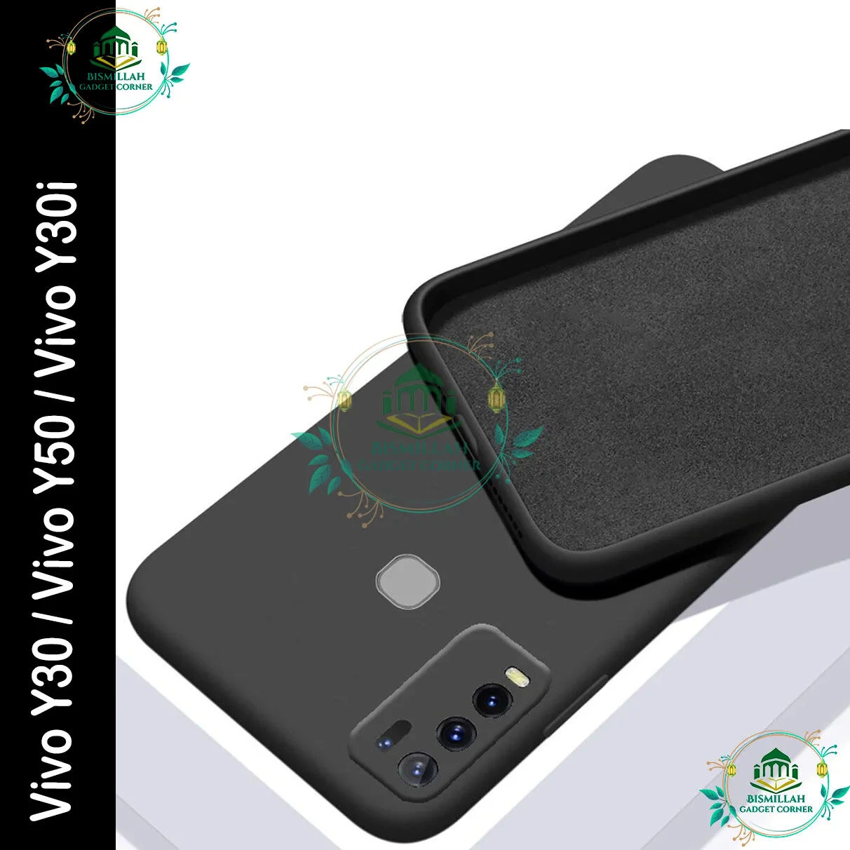 Premium Liquid Silicone Phone case for Vivo Y30 / Vivo Y50 / Vivo Y30i Liquid Silicon Mobile Back Case Soft Silicone Phone Cover - মোবাইল ফোন - Phoneo