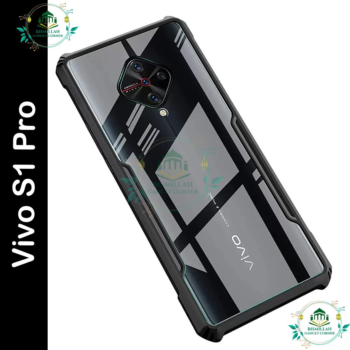 Xundd Back Cover for Vivo S1 Pro Transparent Hybrid Hard PC Back Bumper
