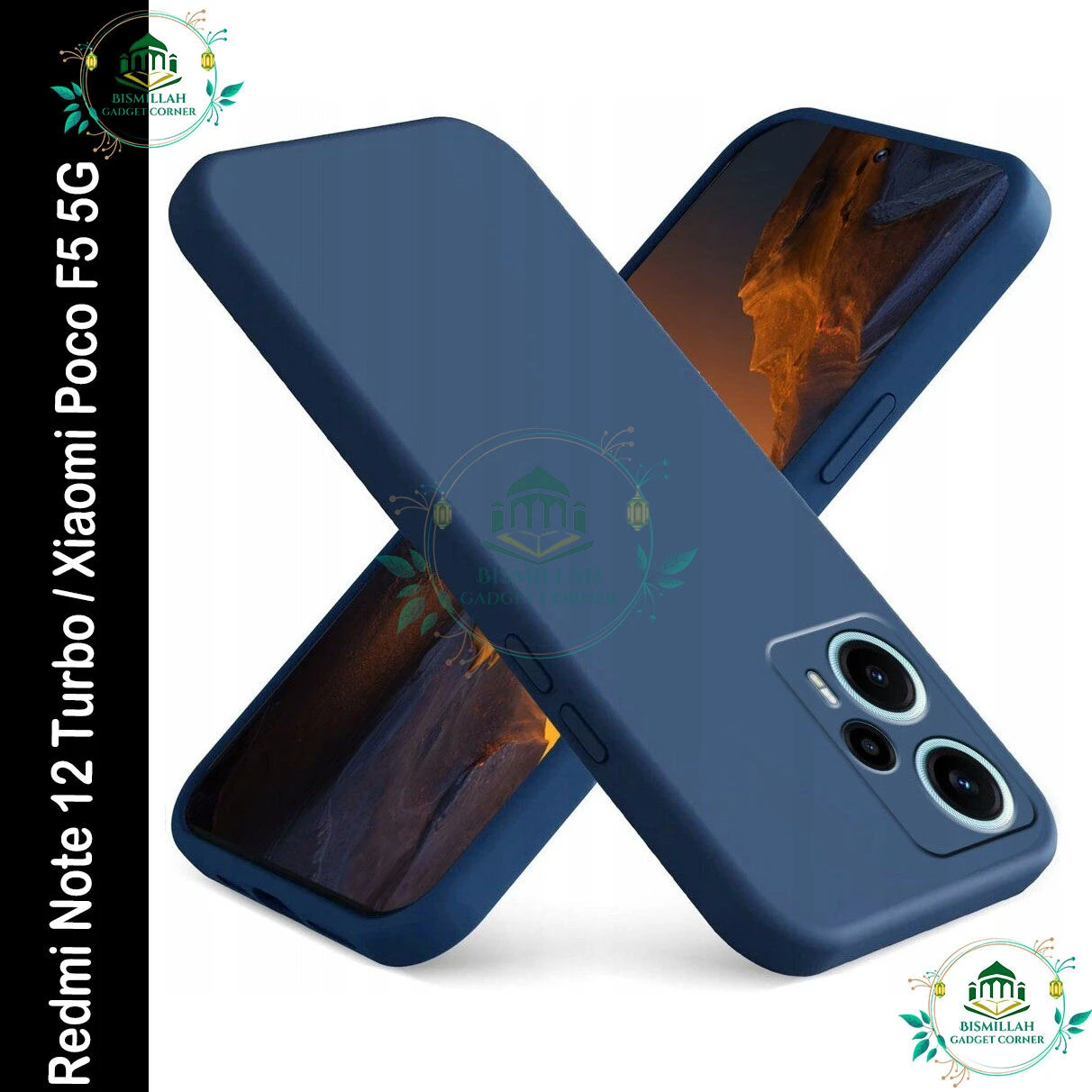 Premium Liquid Silicone Phone case for Xiaomi Redmi Note 12 Turbo / Xiaomi Poco F5 5G Liquid Silicon Mobile Back Case Soft Silicone Phone Cover