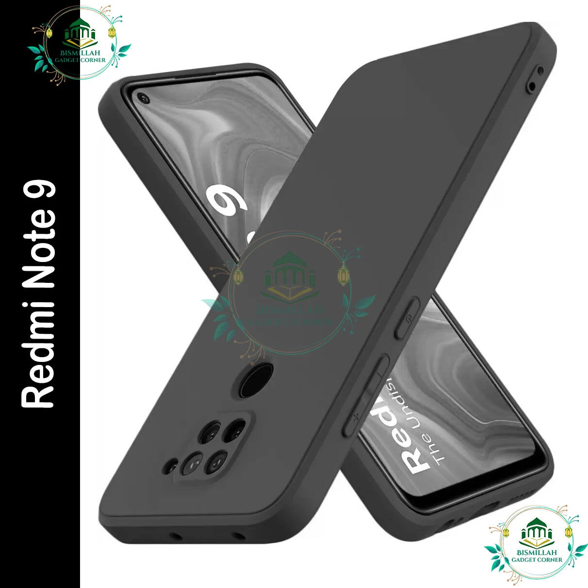 Premium Liquid Silicone Phone case for Xiaomi Redmi Note 9 Liquid Silicon Mobile Back Case Soft Silicone Phone Cover - মোবাইল ফোন - Phoneo