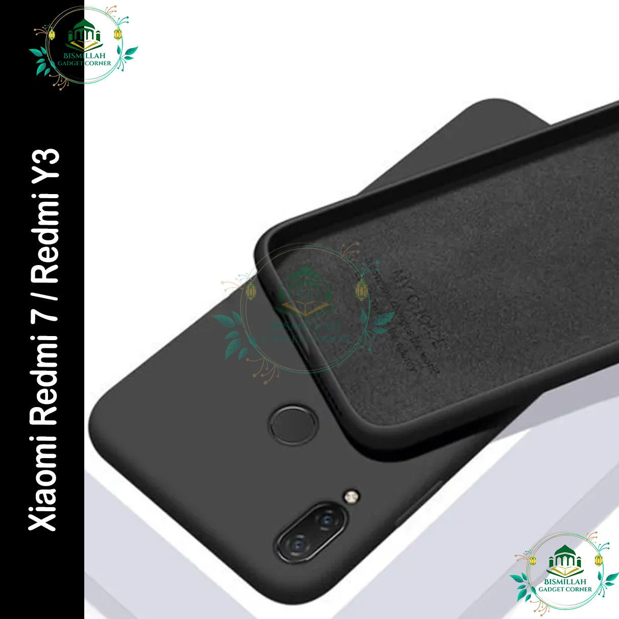 Premium Liquid Silicone Phone case for Xiaomi Redmi 7 / Redmi Y3 Liquid Silicon Mobile Back Case Soft Silicone Phone Cover - মোবাইল ফোন - Phoneo