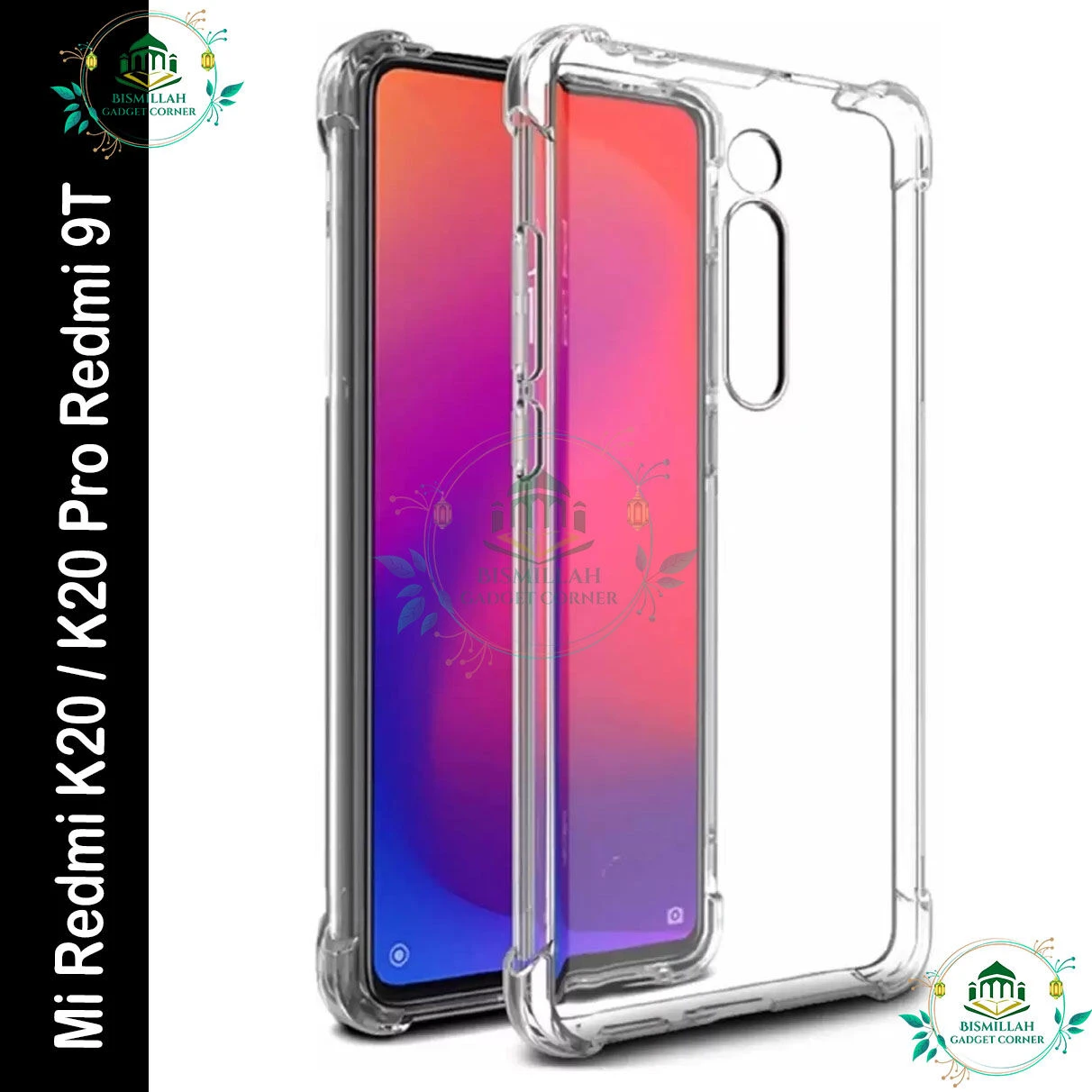 Transparent back cover For Redmi K20 / Redmi K20 Pro / Mi 9T Luxury transparent Protect Back Cover Soft Case