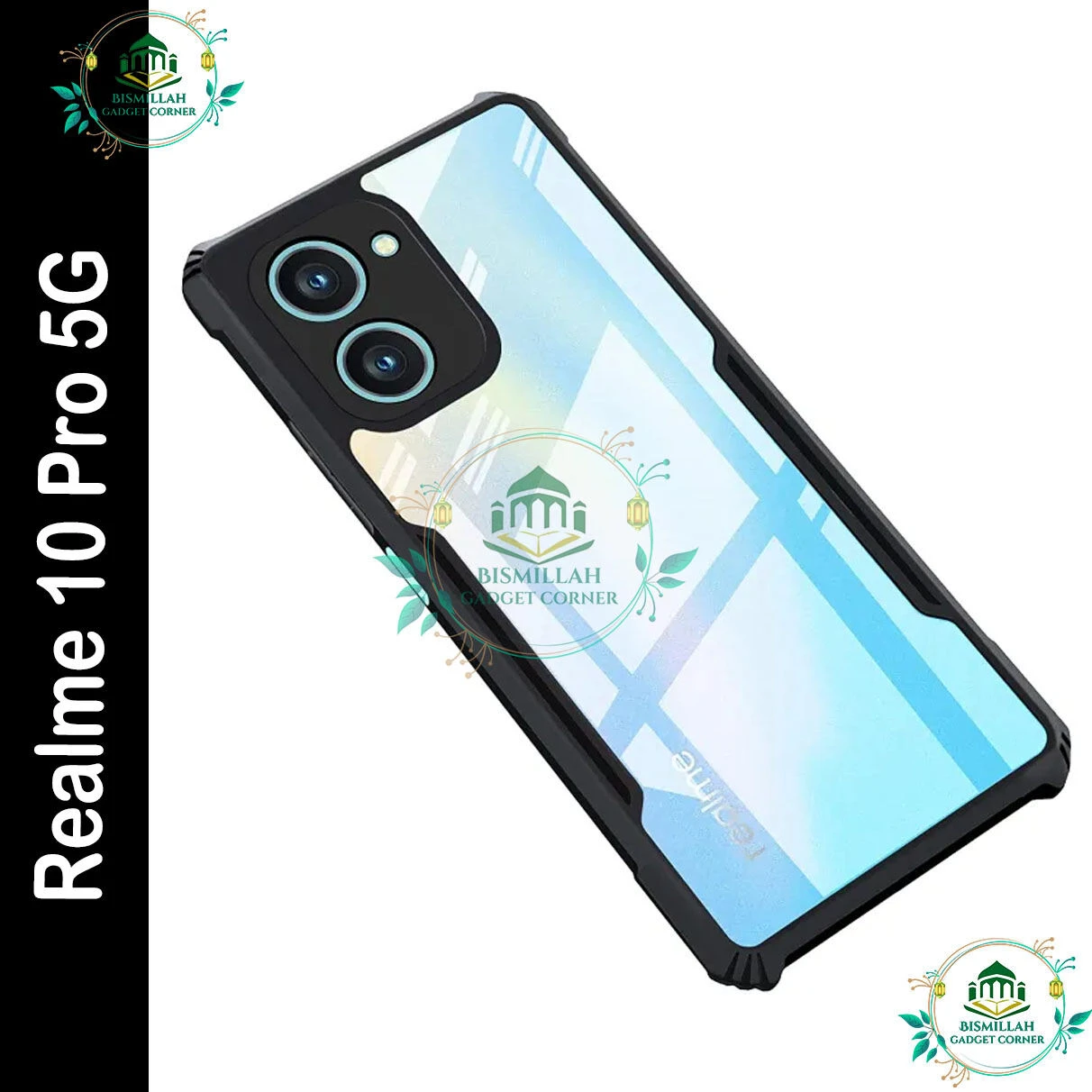 Xundd Back Cover for Realme 10 pro 5G Transparent Hybrid Hard PC Back Bumper