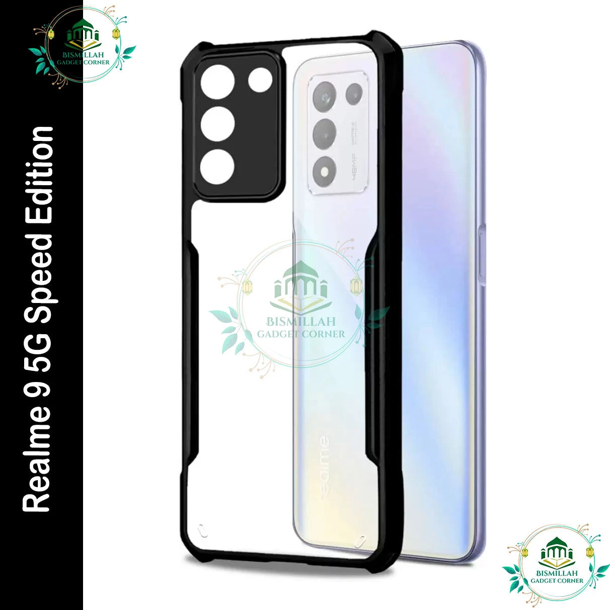 Xundd Back Cover for Realme 9 5g Speed Edition Transparent Hybrid Hard PC Back Bumper Realme 9 5g SE Back cover