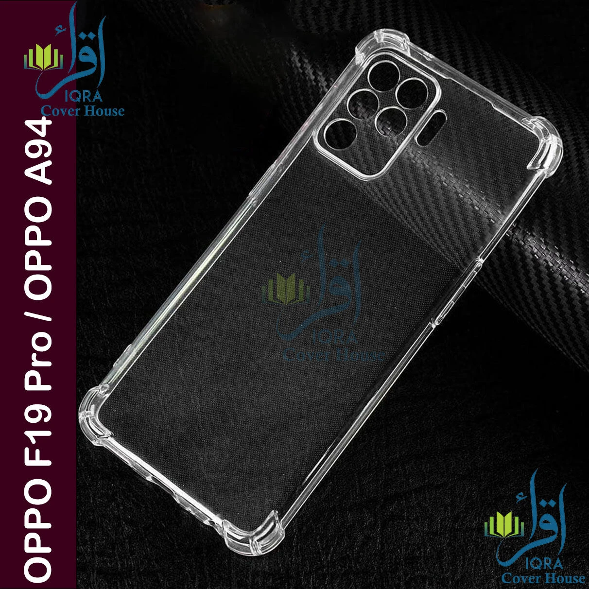 Transparent back cover For OPPO F19 Pro / OPPO A94 Luxury transparent Protect Back Cover Soft Case