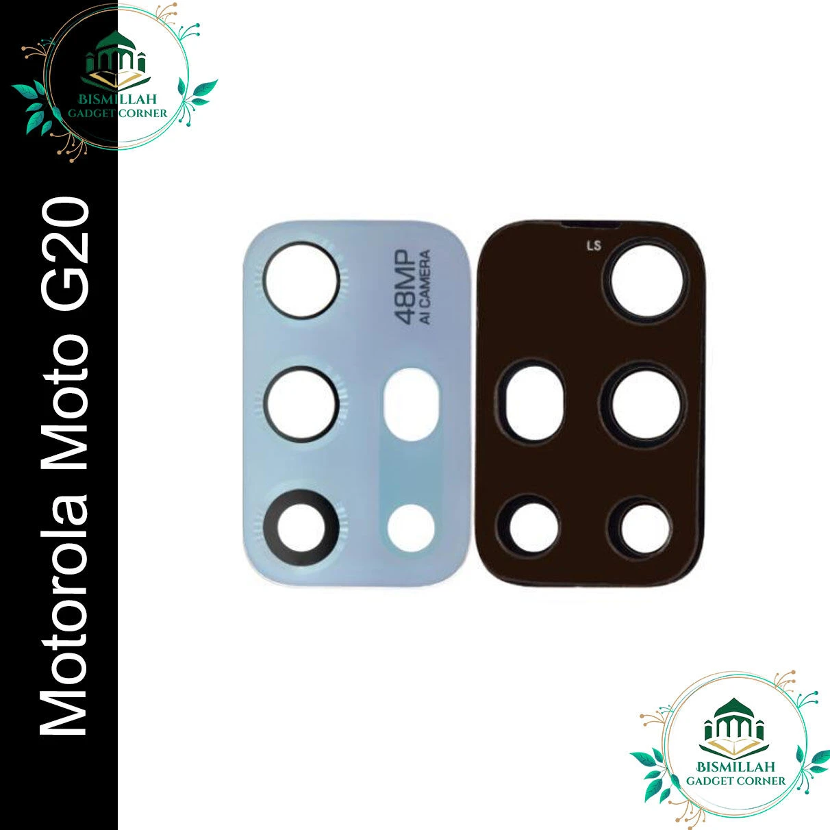 Main Camera Glass For Motorola Moto G20 Rear Facing Camera Glass Lens Replacement