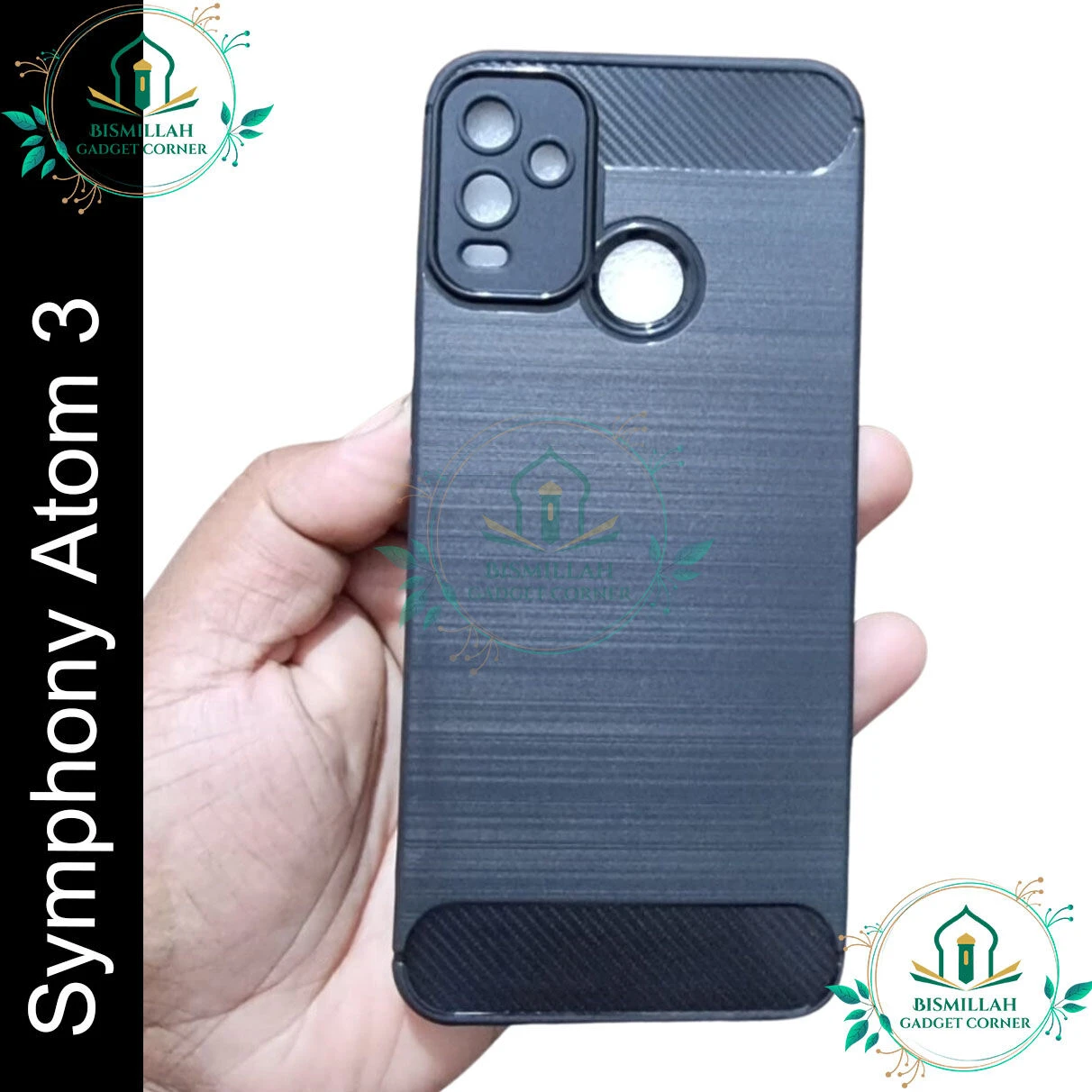 Spyzone For Symphony ATOM 3 Phone Case Soft TPU Slim Fashion Non-Slip Protective Phone Cases For Symphony atom 3 Cover
