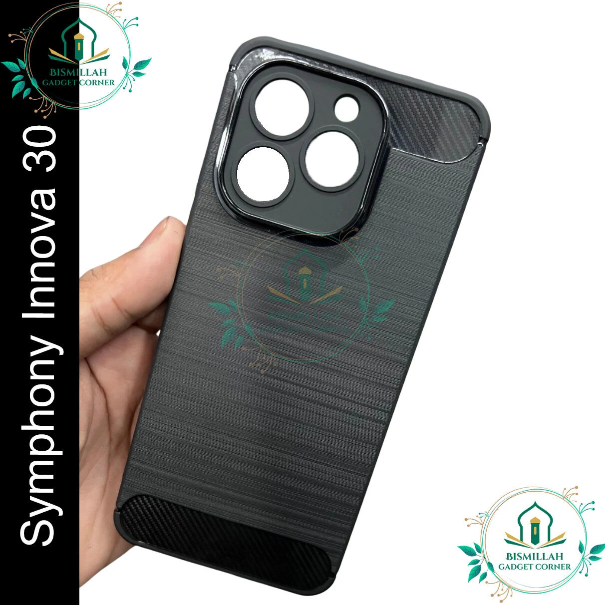 Spyzone For Symphony Innova 30 Carbon Fiber Phone Case Soft TPU Slim Fashion Non-Slip Protective back cover