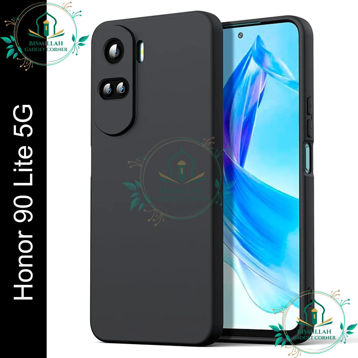 Premium Liquid Silicone Phone case for Honor 90 Lite 5g Liquid Silicon Mobile Back Case Soft Silicone Phone Cover