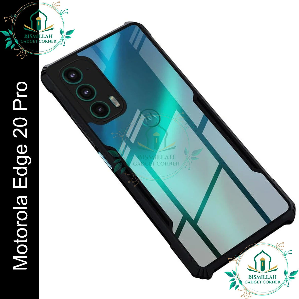 Xundd Back Cover for Motorola Edge 20 Pro Transparent Hybrid Hard PC Back Bumper