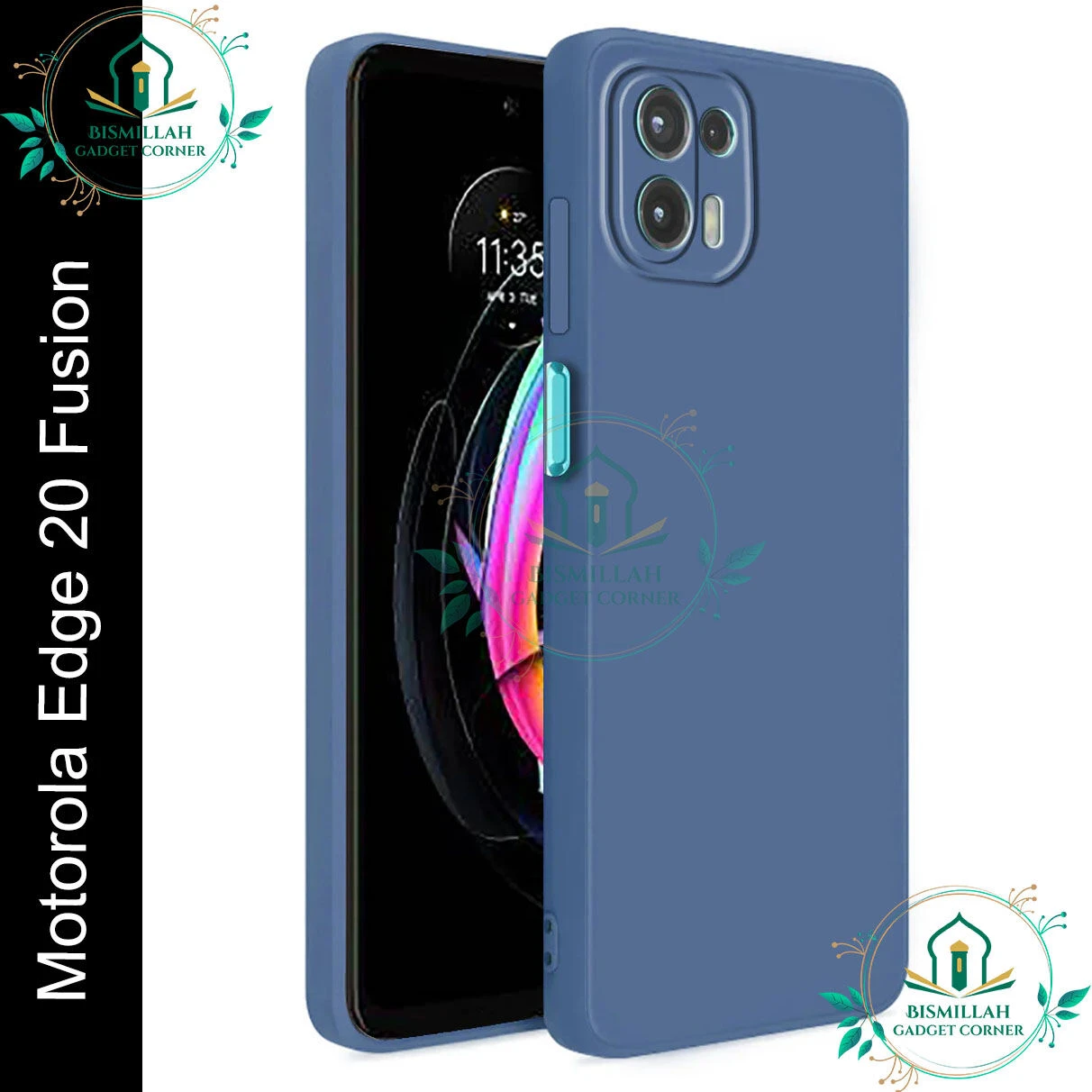 Premium Liquid Silicone Phone case for Motorola Edge 20 Fusion Liquid Silicon Mobile Back Case Soft Silicone Phone Cover