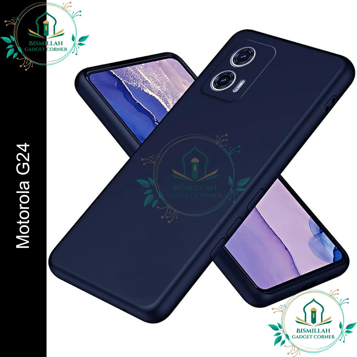 Premium Liquid Silicone Phone case for Motorola Moto G24 Liquid Silicon Mobile Back Case Soft Silicone Phone Cover