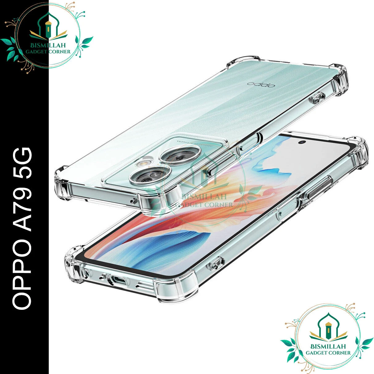Transparent back cover For OPPO A79 5G Luxury transparent Protect Back Cover Soft Case