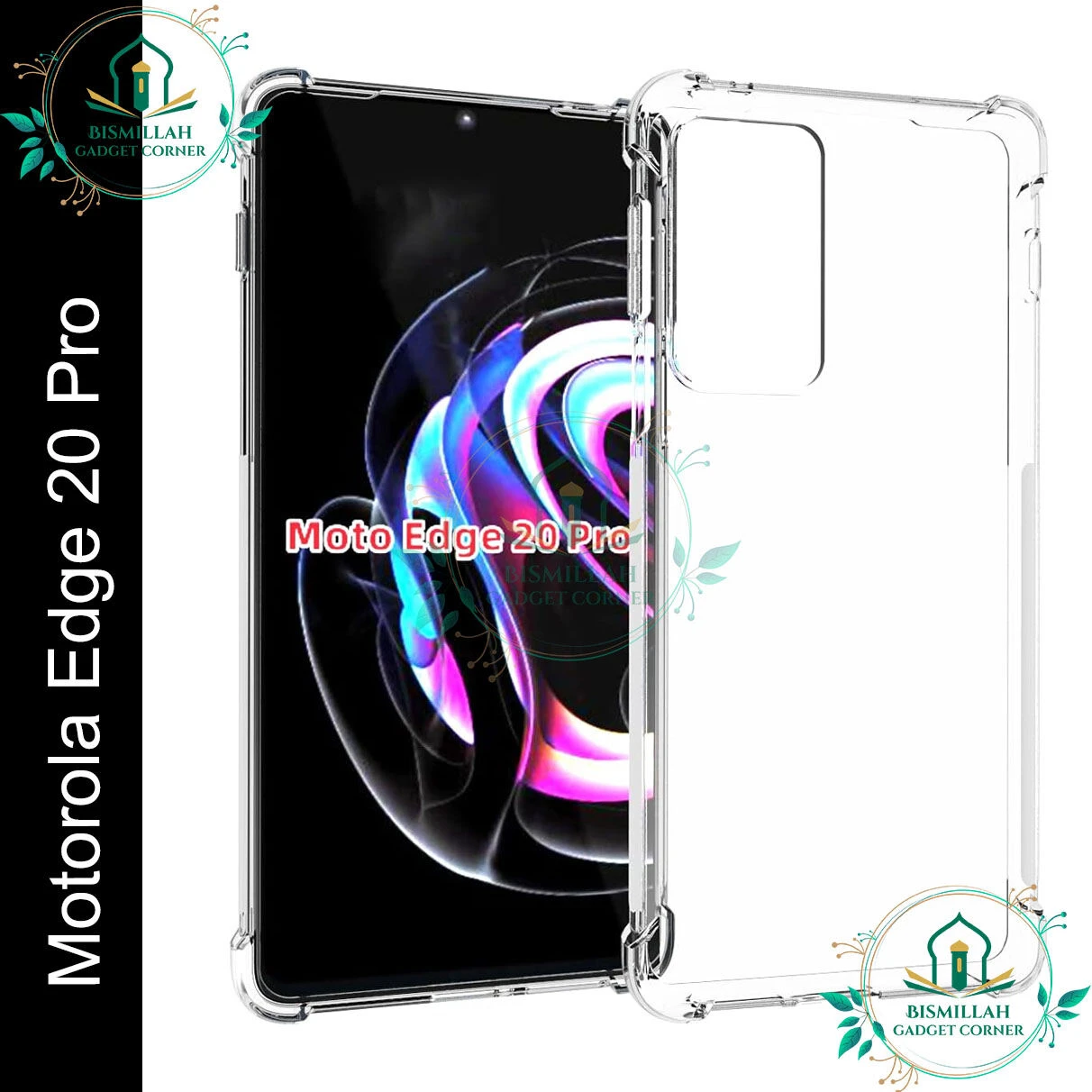 Transparent back cover For Motorola Edge 20 Pro Luxury transparent Protect Back Cover Soft Case