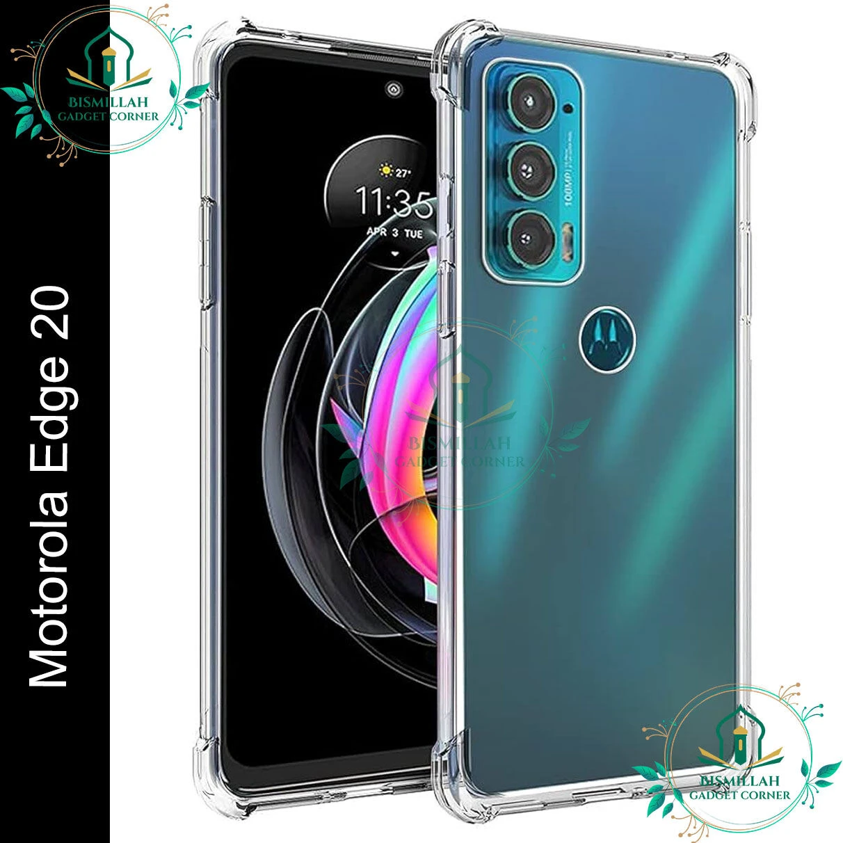 Transparent back cover For Motorola Edge 20 Luxury transparent Protect Back Cover Soft Case