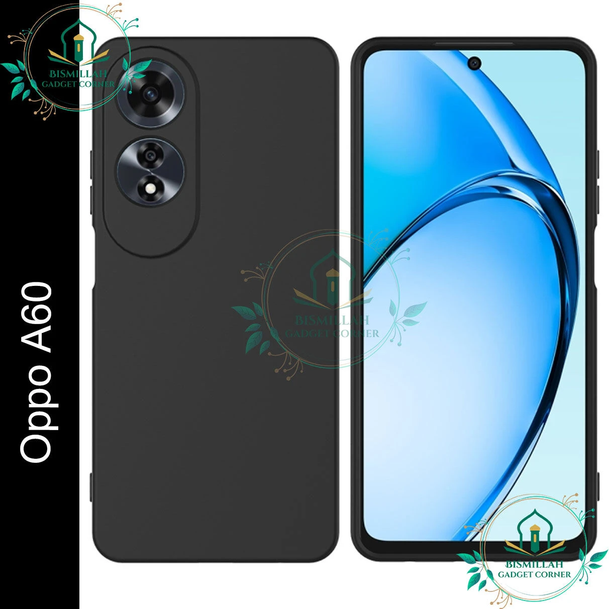 Premium Liquid Silicone Phone case for OPPO A60 Liquid Silicon Mobile Back Case Soft Silicone Phone Cover